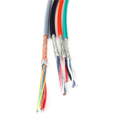 供应20芯屏蔽电缆RVVP 0.5平方多芯信号控制软线 PE防水绝缘护套