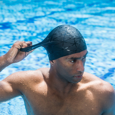 跨境专供VECTOR游泳帽防水透气男女护发纯色硅胶泳帽厂家一件代发