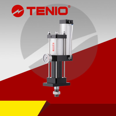 品牌推荐台湾铁凝tenio气动增压缸 气液增压气缸(接管最简单)
