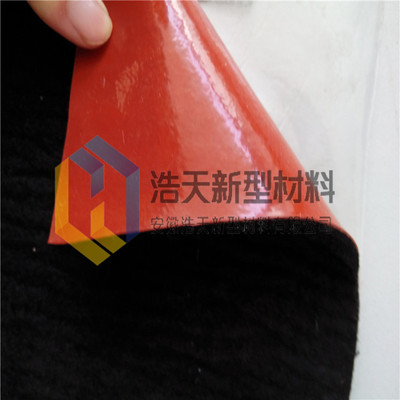 红色硅橡胶涂覆碳纤维布