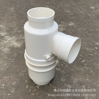 广东联塑PVC110同层消音速流三通（胶粘连接）厂家直销速流三通