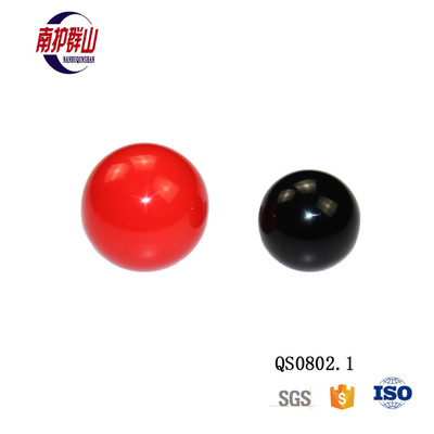 厂家生产 群山牌手柄球 胶木手柄球 红色或黑色 手柄球 表面光泽