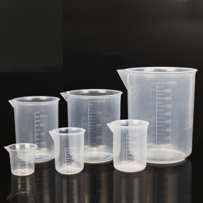 实验室 聚丙烯pp塑料低型烧杯25 50 100 250 500 1000ml