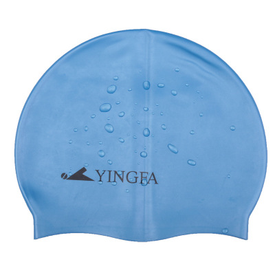 供应 英发yingfa 单色硅胶泳帽 防水游泳帽 泳帽 硅胶批发