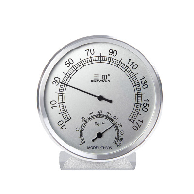 进口商用家用温温度计发酵高温烘焙烤箱湿度表工业铝丝银湿度计