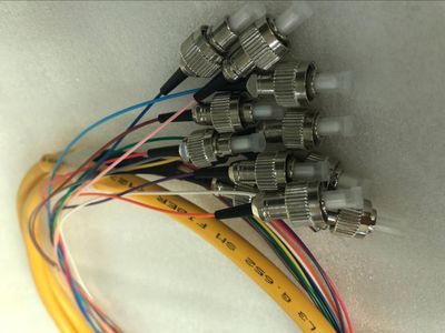 12芯束状尾纤 FC 光纤连接器 FIBER OPTIC PIGTAIL