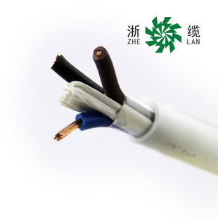 杭州产 浙江中策电缆有限公司 电线 rvv3*2.5平方 三芯电源线