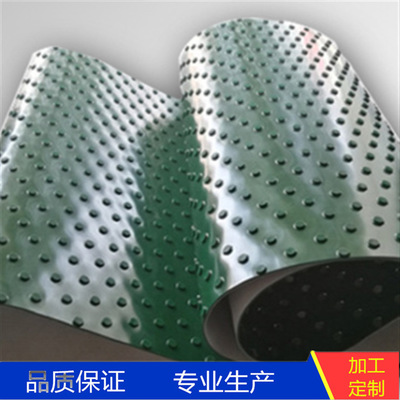 可定制 耐磨输送带 圆点花纹传输带 专业供应防滑绿色PVC输送带