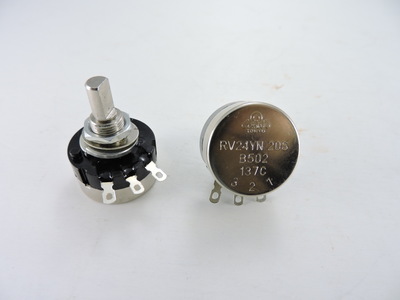 单圈碳膜电位器 5K可调电阻器 RV24YN 20S B502 137C