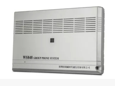 国威WS848(11)型程控电话交换机4进48出 4拖48 机架式电话交换机