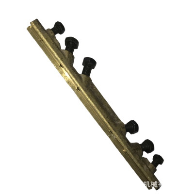 铜杆滑触线中间连接器 工厂龙门吊室外滑线铜接头起重机滑线配件