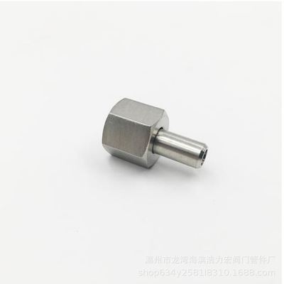 厂家直销不锈钢压力表接头 对焊式接头 YZG5-5 210 304 316