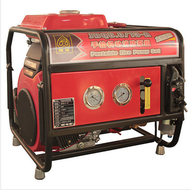 消防手抬机动泵 便携式汽油水泵 手拉启动真空引水泵JBQ5.5/10
