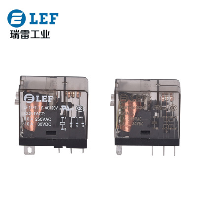 厂家直销LF14FT小型中间220V继电器5A中间继电器加工RJ2S-CL