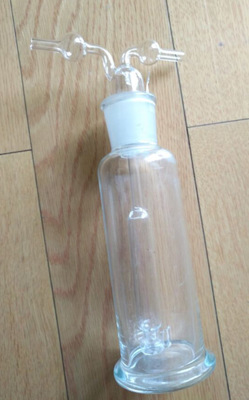 250ml孟氏洗瓶多孔气体洗瓶, 玻璃洗气瓶烟气过滤瓶新款加厚