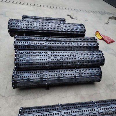 厂家直销 碳钢冲孔加托滚链板 工业承重链板 透气溧水链板