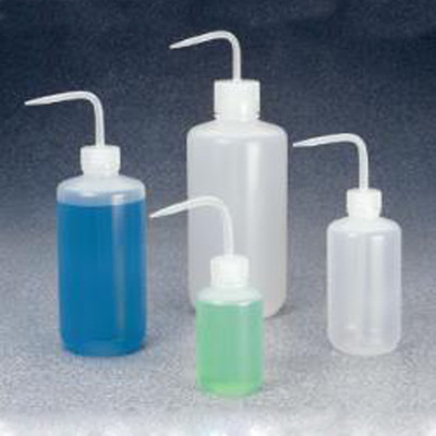 Biosharp 250ML 500ML 1000ML LDPE白色弯头塑料洗瓶进口材质弯管