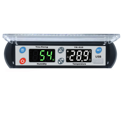 药品阴凉冷藏血液柜温湿度记录温度控制器加湿除湿恒湿仪表YK-525