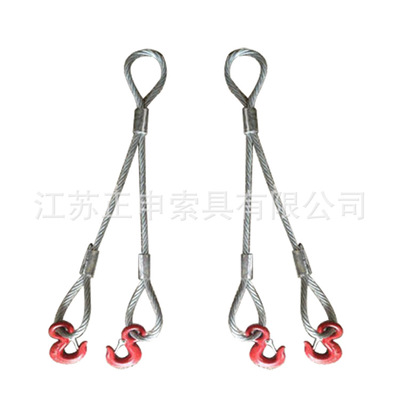 钢丝绳成套索具   起重吊索具   压制钢丝绳吊具  可定制