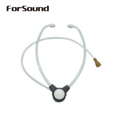 家用听筒听音质助听器配件双耳听筒试听验配用音量杂音检测