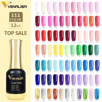 VENALISA 111色环保甲油胶彩色指甲油胶光疗芭比胶工厂直销60751