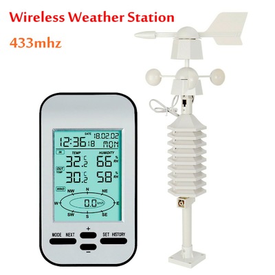 WS0282多功能小型家用气象站 气象仪 迷你天气预报 无线温湿度计