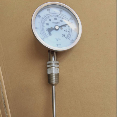 厂家直销可调节双金属温度计 耐震电接点温度计 指针式显示 批发
