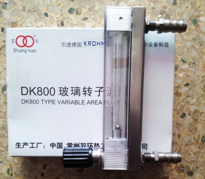 DK800-6F引进流量计,不锈钢防腐型四氟密封玻璃转子流量计