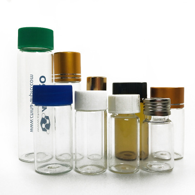 各种规格试剂瓶 螺口透明茶色玻璃瓶 易拧开方便使用标本瓶 定制