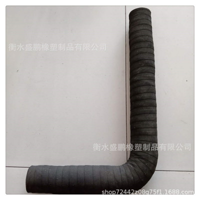 橡胶弯管异型管90度直角耐高温高压硅胶弯头管可曲挠橡胶弯头