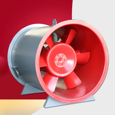 厂家直销中南科莱排烟风机通风设备 定制轴流式消防排烟风机