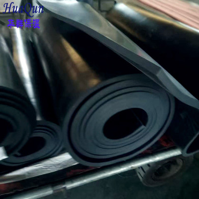 普通阻燃胶板 配电室耐高温减震绝缘胶皮 黑色工业耐油橡胶板