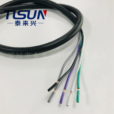 加工定制产品 L=1.067米 UL STOW 5芯18AWG 600V 耐温105℃电缆线