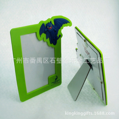 专业生产PVC磁性相框 3D滴胶相框 动物企鹅相框  塑料相框
