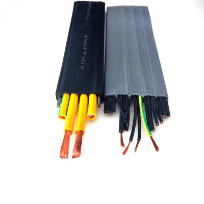 供应电梯随行控制电缆TVVBPG48芯0.75平方 扁线柔软型耐寒PVC材质