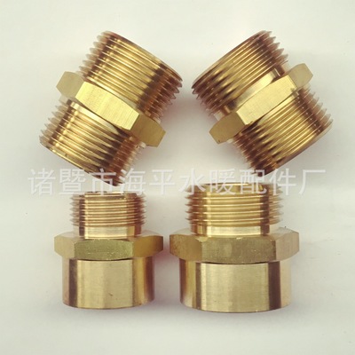 厂家定制优质黄铜外丝承口接头 管道螺纹 焊接外丝接头可定做非标