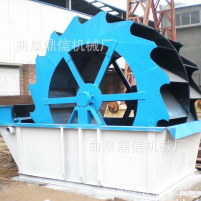 大型洗砂机适用建筑工地、砂石厂（沙石厂）轮斗式洗砂机厂家
