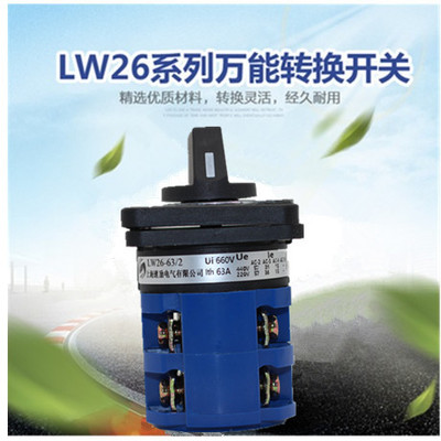 上海速劢转换开关LW26-63/2，63A 大电流电瓶车双电瓶 拍前请咨询