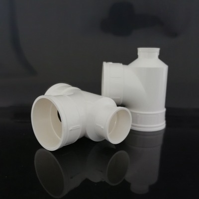PVC瓶形三通 排水管瓶型三通PVC下水管配件管件110*50 110*75