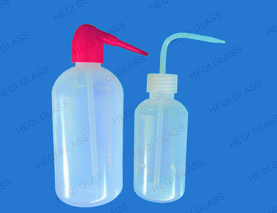 塑料洗瓶 弯头冲洗瓶 清洗瓶 吹气瓶 玻璃仪器 化学实验室