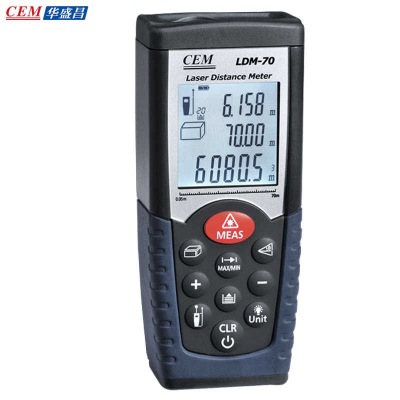 CEM华盛昌LDM-70手持式高精度激光测距仪红外线测距仪电子尺