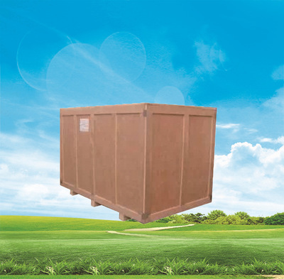 免熏蒸封闭式木箱定制 物流封闭胶合板木包装箱 胶合板包装箱厂家