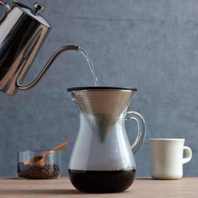 生产出口日本土耳其漏斗过滤式咖啡壶体手冲玻滴漏分享壶咖啡器具