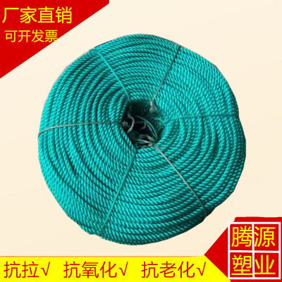 尼龙绳子绿色捆绑绳耐磨聚乙烯塑料大棚吊秧绳渔网广告打包绳厂家