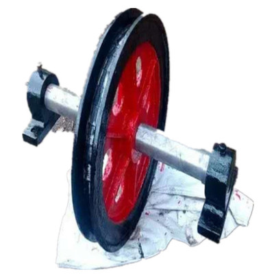 厂家定制天轮固定天轮直径1米凿井天轮游动天轮矿用斜井天轮