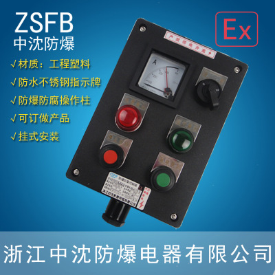 促销BZC8050-A2B1D2K1G方爆破防腐操作柱2指示灯2按钮1仪表1开关