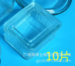 高品质玻璃染色缸 10片 装载玻片玻璃染色架