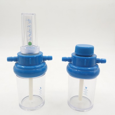 家用氧气湿化瓶 氧气吸入器 浮标式流量表大容量氧气袋专用湿化瓶