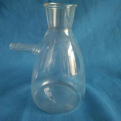 厂家直销高硼硅玻璃抽滤瓶上口下口瓶250毫升耐高温防爆可定做