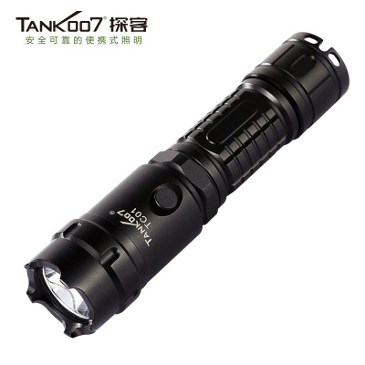 TANK007安防消防TC01手电 直充强光铝合金防爆手电筒保安防身手电